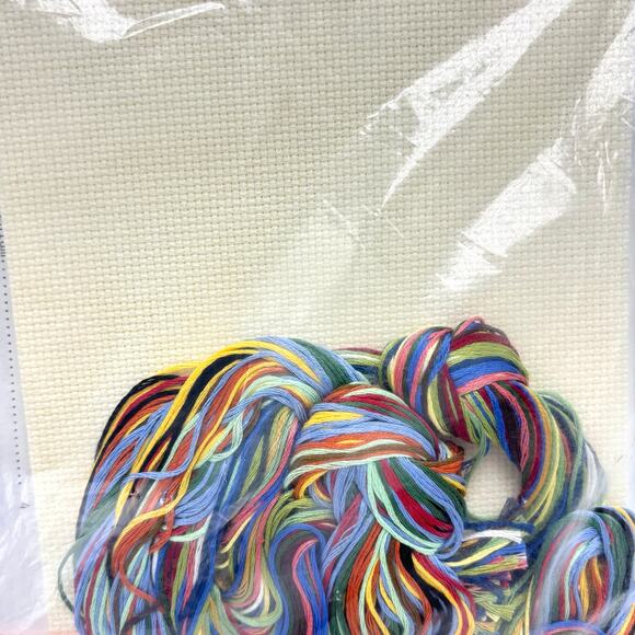 Hot Air Balloons Counted Cross Stitch Kit Imaginations Rainbow Vintage 90s 1996 - Picture 6 of 6